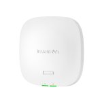 HPE Networking Instant On AP21 (RW) Dual Radio 2x2 Wi-Fi 6 Access Point Pack of 5 con SKU S1T18A. Dispositivo en color blanco con diseño compacto y tecnología avanzada.