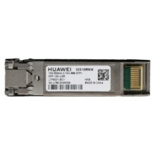 Imagen del HUAWEI eKit SFP-10G-USR rojo, un módulo transceptor de fibra óptica que soporta 10000 Mbit/s y opera en 850 nm - SKU 02310MNW