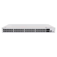 Switch HUAWEI eKit S310 Series modelo S310-48P4X, gestionado L2+ con 48 puertos Gigabit Ethernet (10/100/1000), soporte para energía sobre Ethernet (PoE) y diseño compacto 1U en color gris. SKU: 98012385