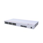 Huawei S310-24P4S switch gestionado de capa 3 con Gigabit Ethernet (10/100/1000) y soporte PoE, en formato 1U. SKU: S310-24P4S