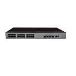 Huawei CloudEngine S5735-L24P4X-A1, switch gestionado L2 con 24 puertos Gigabit Ethernet (10/100/1000) y soporte PoE, en negro y gris. SKU: S5735-L24P4X-A1.