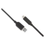 Cable USB 3.2 Gen 1 de 0.6 metros en color negro. SKU: 7090043790290.