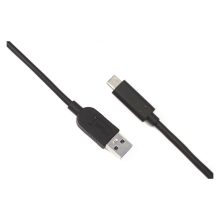 Cable USB 3.2 Gen 1 de 0.6 metros en color negro. SKU: 7090043790290.