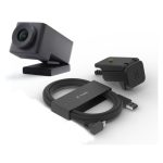 Cámara de videoconferencia Huddly IQ 12 MP, color negro, resolución 1920 x 1080 pixeles a 30 pps, CMOS de 25,4 / 2,3 mm (1 / 2.3″), SKU 7090043790580