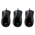 Auriculares gaming HyperX Pulsefire Raid de color negro con alta precisión y RGB ajustable, SKU 4P5Q3AA.