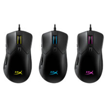 Auriculares gaming HyperX Pulsefire Raid de color negro con alta precisión y RGB ajustable, SKU 4P5Q3AA.