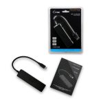 i-tec Advance USB-C Slim Passive HUB 4 Port, C31HUB404. Adaptador compacto con cuatro puertos USB para expandir conectividad.