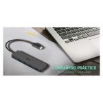 i-tec Advance USB-C Slim Passive HUB 4 Port, C31HUB404. Adaptador compacto con cuatro puertos USB para expandir conectividad.