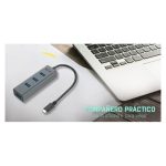 i-tec Metal USB-C HUB 4 Port con diseño metálico, modelo C31HUBMETAL403