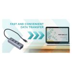 i-tec Metal USB-C HUB 4 Port con diseño metálico, modelo C31HUBMETAL403