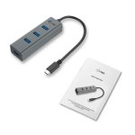 i-tec Metal USB-C HUB 4 Port con diseño metálico, modelo C31HUBMETAL403