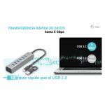 i-tec USB-C/USB-A Charging Metal HUB 7 Port con 7 puertos de carga, ideal para dispositivos múltiples, SKU C31HUBMETAL703