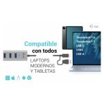 i-tec USB-C/USB-A Charging Metal HUB 7 Port con 7 puertos de carga, ideal para dispositivos múltiples, SKU C31HUBMETAL703