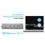 i-tec Hub de Carga USB-C de Metal con 5 Puertos, incluye USB-C con video 8K y Power Delivery 85W, SKU C31HUBMETAL8KPDPRO