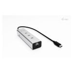 i-tec Hub de Carga USB-C de Metal con 5 Puertos, incluye USB-C con video 8K y Power Delivery 85W, SKU C31HUBMETAL8KPDPRO