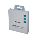 Adaptador i-tec Metal USB-C Hub con 3 puertos y Gigabit Ethernet, SKU C31METALG3HUB