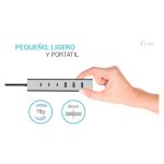 i-tec HUB de carga USB-C/USB-A de metal con 7 puertos, 3 USB-C y 4 USB-A, CAHUBMETAL7