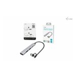 i-tec HUB de Metal USB-C/USB-A con 1 puerto USB 3.0 y 3 puertos USB 2.0 y SKU CAHUBMETALMINI4