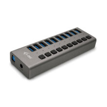 i-tec USB 3.0 Charging HUB de 10 puertos con Adaptador de Corriente de 48W, SKU: U3CHARGEHUB10
