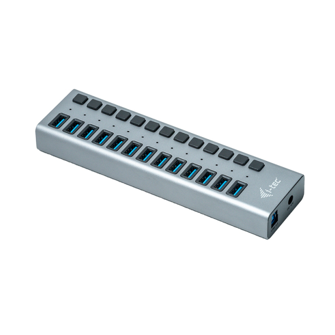i-tec USB 3.0 Charging HUB 13port + Power Adapter 60 W 2 i-tec USB 3.0 Charging HUB 13port alta velocidad de transmisión