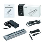 i-tec HUB USB 3.0 de 16 Puertos con Función de Carga y Adaptador de Corriente 90W. SKU: U3CHARGEHUB16
