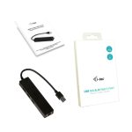 i-tec Advance USB 3.0 Slim HUB con 3 puertos y adaptador de Ethernet Gigabit, SKU U3GL3SLIM