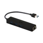 i-tec Advance USB 3.0 Slim HUB con 3 puertos y adaptador de Ethernet Gigabit, SKU U3GL3SLIM