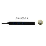 i-tec Advance USB 3.0 Slim HUB con 3 puertos y adaptador de Ethernet Gigabit, SKU U3GL3SLIM