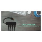 i-tec Advance USB 3.0 Slim Passive HUB de 4 Puertos U3HUB404, adaptador versátil para expansión USB, ideal para conexiones múltiples