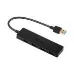 i-tec Advance USB 3.0 Slim Passive HUB de 4 Puertos U3HUB404, adaptador versátil para expansión USB, ideal para conexiones múltiples