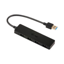 i-tec Advance USB 3.0 Slim Passive HUB de 4 Puertos U3HUB404, adaptador versátil para expansión USB, ideal para conexiones múltiples