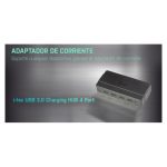 Imagen del Hub i-tec USB 3.0 de carga con 4 puertos y adaptador de corriente, SKU U3HUB445