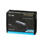 i-tec Metal Superspeed USB 3.0 Hub con 4 Puertos, SKU U3HUB448, adaptador USB de alta velocidad