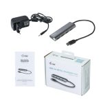 i-tec Metal Superspeed USB 3.0 Hub con 4 Puertos, SKU U3HUB448, adaptador USB de alta velocidad