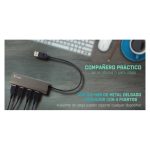 i-tec Metal Superspeed USB 3.0 Hub con 4 Puertos, SKU U3HUB448, adaptador USB de alta velocidad