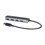 i-tec Metal Superspeed USB 3.0 Hub con 4 Puertos, SKU U3HUB448, adaptador USB de alta velocidad