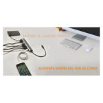 i-tec Hub USB 3.0 de metal con 7 puertos superspeed, ideal para adaptadores de USB. SKU: U3HUB778