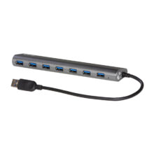 i-tec Hub USB 3.0 de metal con 7 puertos superspeed, ideal para adaptadores de USB. SKU: U3HUB778