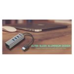 i-tec Metal HUB USB 3.0 con 3 Puertos y Adaptador Gigabit Ethernet, SKU U3METALG3HUB