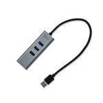 i-tec Metal HUB USB 3.0 con 3 Puertos y Adaptador Gigabit Ethernet, SKU U3METALG3HUB