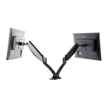 iiyama soporte para monitor DS3002C-B1 de 27 pulgadas, montado en escritorio negro, con capacidad de ajuste giratorio