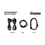 iiyama pantalla para PC G2441HSU-B1, 60.5 cm, resolución 1920 x 1080, Full HD, LED, color negro