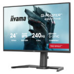 Imagen del monitor iiyama G-MASTER GB2471HS-B1 de 23.8 pulgadas con resolución Full HD de 1920 x 1080 píxeles en color negro. SKU: GB2471HS-B1