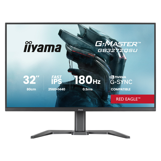 iiyama G-MASTER 31.5 pulgadas pantalla para PC Quad HD LED iiyama G-MASTER GB3272QSU-B1 pantalla para PC de 31.5 pulgadas, resolución 2560 x 1440 Pixeles, Quad HD LED en color negro