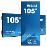 iiyama LH10551UWS-B1AG pantalla de señalización de 104.7 pulgadas LED UltraWide 5K HD, 500 cd/m², color negro, uso 24/7