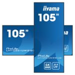 iiyama LH10551UWS-B1AG pantalla de señalización de 104.7 pulgadas LED UltraWide 5K HD, 500 cd/m², color negro, uso 24/7