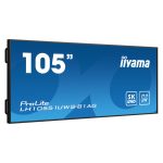 iiyama LH10551UWS-B1AG pantalla de señalización de 104.7 pulgadas LED UltraWide 5K HD, 500 cd/m², color negro, uso 24/7