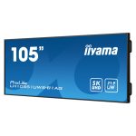 iiyama LH10551UWS-B1AG pantalla de señalización de 104.7 pulgadas LED UltraWide 5K HD, 500 cd/m², color negro, uso 24/7