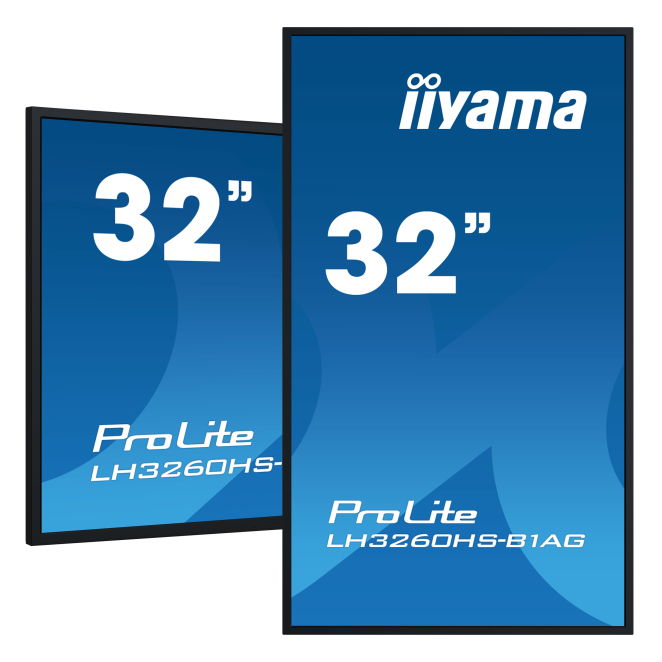 iiyama pantalla señalización Android 11 Full HD Wifi iiyama LH3260HS-B1AG pantalla de señalización de 80 cm (31.5”) LED Wifi con 500 cd/m², Full HD en negro y procesador Android 11 para uso 24/7