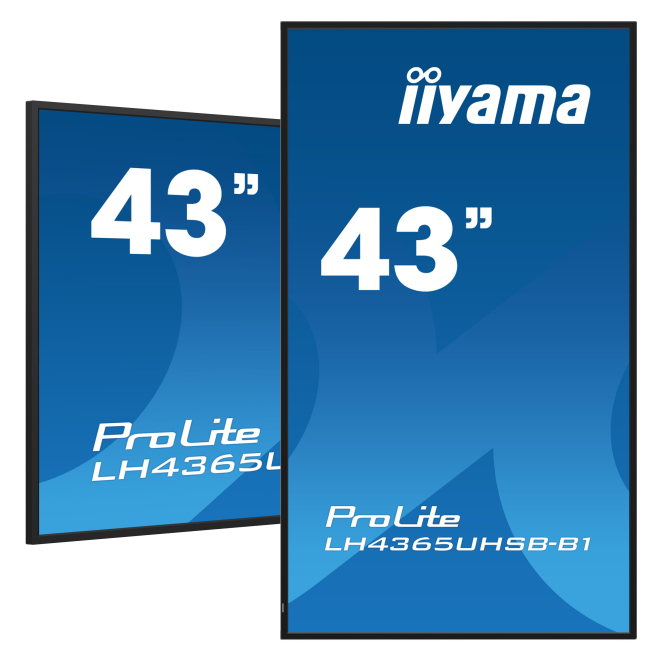 iiyama LH4365UHSB-B1 pantalla de señalización Diseño de quiosco 108 cm (42.5″) LED Wifi 800 cd / m² 4K Ultra HD Negro Procesador incorporado Android 11 24/7 1 iiyama LH4365UHSB-B1 pantalla de señalización